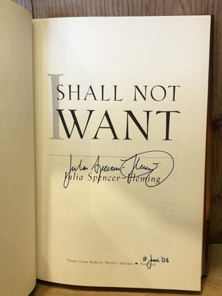 I Shall Not Want