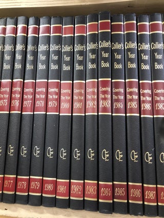 Collier's International Year Book, 1964 to 1997, 33 Volumes
