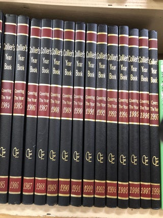 Collier's International Year Book, 1964 to 1997, 33 Volumes
