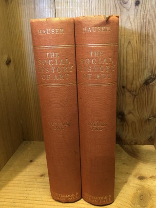 Item #504432 The Social History of Art, 2 Volume Set. Arnold Hauser