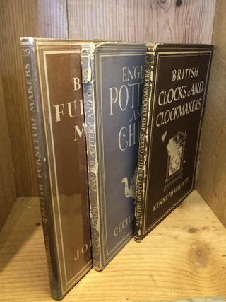 British Furniture Makers, English Pottery and China, British Clock and Clockmakers (3 Books)