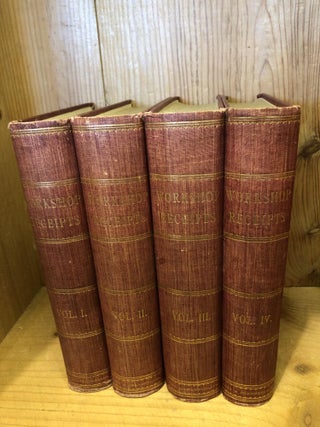 Item #504773 American Library Edition of Workshop Receipts Being a Complete Technical...