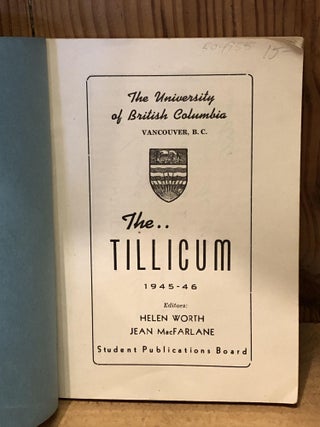 The Tillicum 1945-46, University of British Columbia