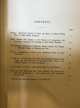Federation Museums Journal, Volume VIII, 1963