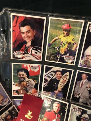 Commerative Set of 60 Trading Cards, Official Crew of 1997 Historic Vision Quest Journey, includes Roy Henry Vickers