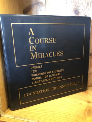 Item #505773 A Course in Miracles, 59 CDs with Booklet. Helen Schucman