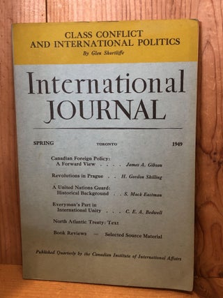 Item #505813 International Journal, Vol IV, No 2, Spring 1949. Lingard, C Cecil