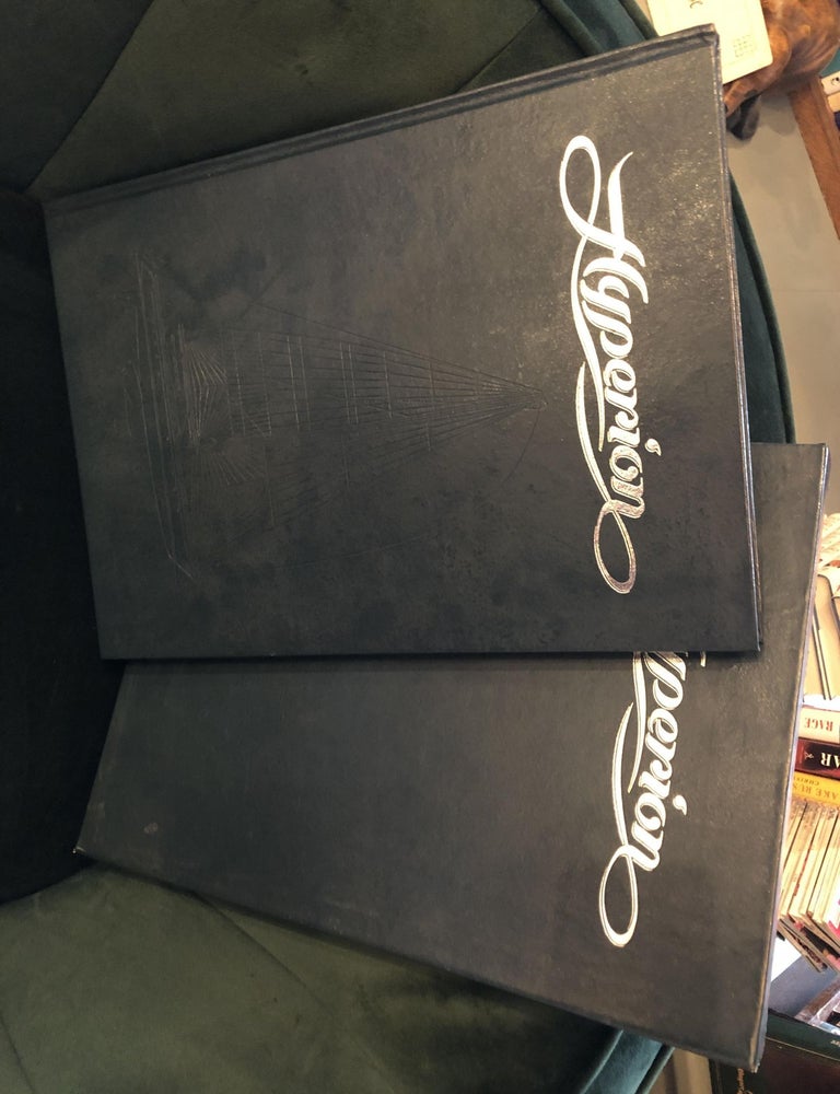 Item #505860 Hyperion, Bespoke Yacht Book. Jim Clark, Louie, Psihoyos, photos.