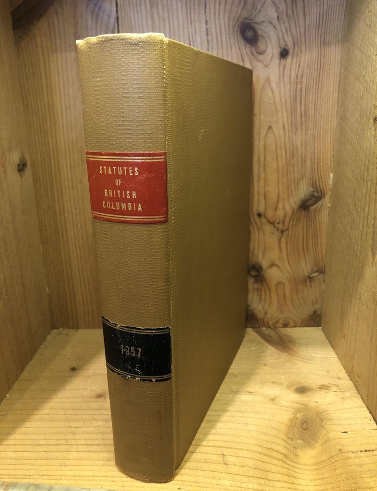 Item #505879 Statutes of British Columbia, 1957