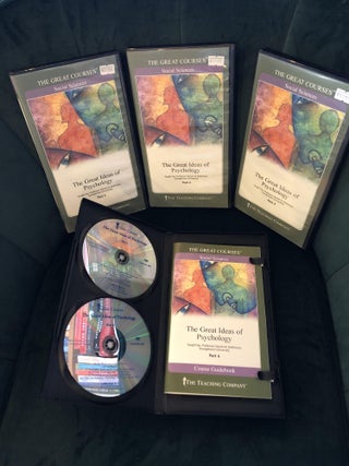 Item #505886 The Great Ideas of Psychology, Parts 1 to 4 Complete, 8 DVDs with course guidebooks,...