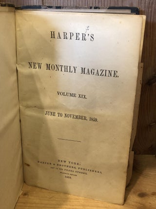 Harper's New Monthly Magazine, Volume XIX, June to November, 1859
