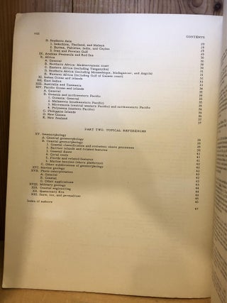 Selected Bibliography of Coastal Geomorphology of the World