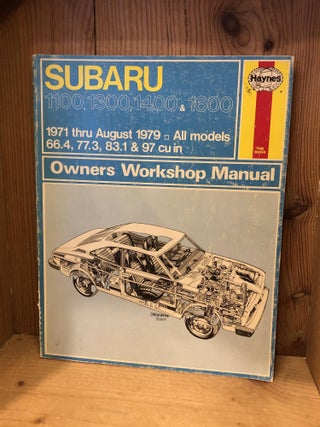 Item #506026 Subaru 1100, 1300, 1400, & 1600, 1971 thru August 1979, All models, Owners Workshop...