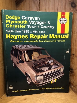 Item #506029 Dodge Caravan, Plymouth Voyager & Chrysler Town & Country, 1984 thru 1995,...