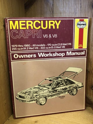 Item #506036 Mercury Capri V6 & V8, 1979 thru 1980, All models, Owners Workshop Manual. Larry...