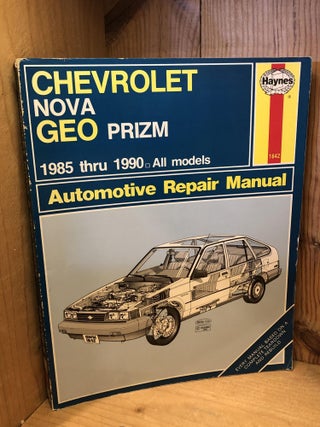 Item #506039 Chevrolet Nova, Geo Prizm, 1985 thru 1990, All models, Automotive Repair Manual. Jon...
