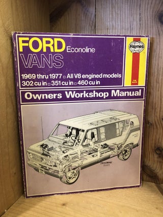 Item #506044 Ford Econoline Vans, 1969 Thru 1977, - All V8 Engined Models, Owners Workshop...