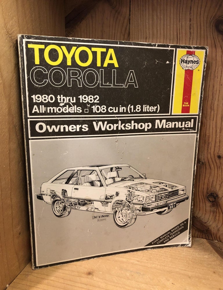 Item #506112 Toyota Corolla, 1980 thru 1982, Owners Workshop Manual. I. M Coomber.