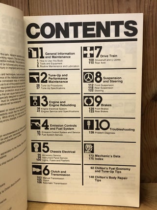 Chilton's Firebird, 1982-1983, Repair & Tune-Up Guide