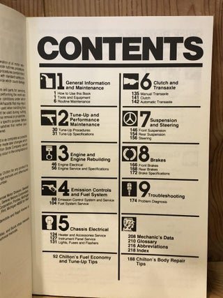 Chilton's GM X-Body, 1980-85, Repair & Tune-Up Guide