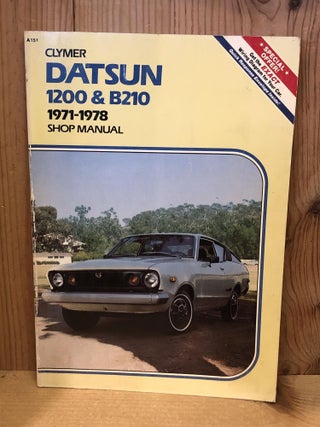 Item #506161 Clymer Datsun 1200 & B210, 1971-1978, Shop Manual. Ahlstrand, Alan