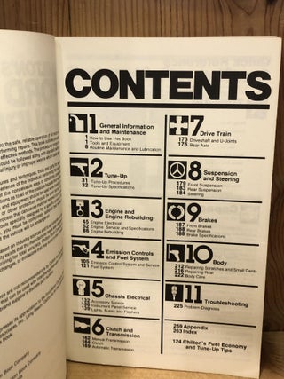 Chilton's Ford Courier, 1972-80, Repair & Tune-Up Guide