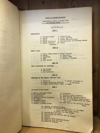 Canadian Forces School of Military Engineering, Water Sanitation & P.O.L. Technician Sewage Treatment Study Guide, CFB Chiliwack