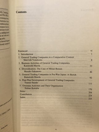 General Trading Companies: A Comparative and Historical Study