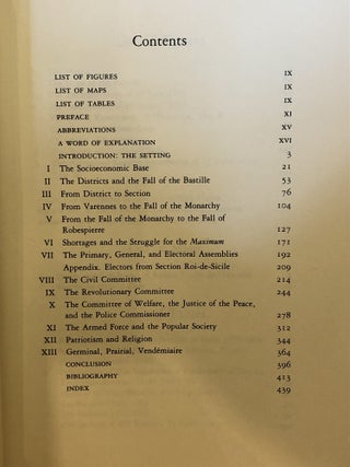 The French Revolution in Miniature: Section Droits-De-l'Homme, 1789-1795