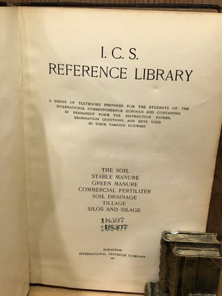 I.C.S. Reference Library, The Soil Manures Drainage Tillage Silos, No 233