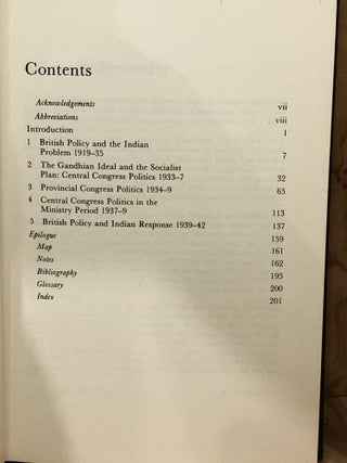 The Indian National Congress and the Raj, 1929-1942: The Penultimate Phase