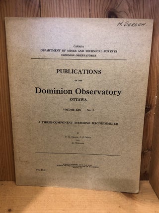 Item #506713 Publications of the Dominion Observatory, Volume XIX No 2, A Three-Component...