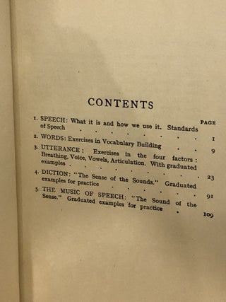 Speech Craft: A Manual of Practice in English speech