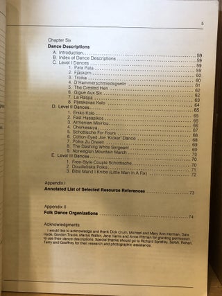 Folk Dance Handbook