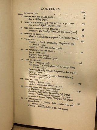 Hatred Ridicule or Contempt, A Book of Libel Cases