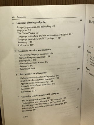 International English in Its Sociolinguistic Contexts: Towards a Socially Sensitive EIL Pedagogy