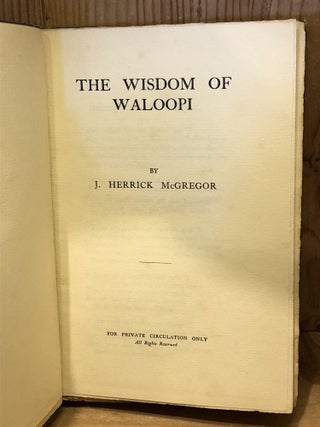 The Wisdom of Waloopi