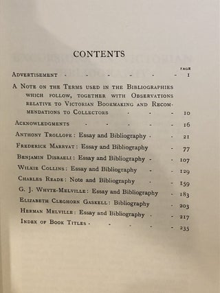 Excursions in Victorian Bibliography