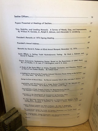 The Society of Naval Architects and Marine Engineers, Transactions Volume 82 1974