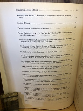 The Society of Naval Architects and Marine Engineers, Transactions Volume 84 1976