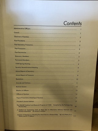 The Society of Naval Architects and Marine Engineers, Transactions Volume 77 1969