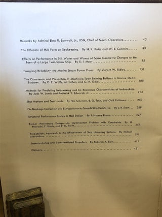 The Society of Naval Architects and Marine Engineers, Transactions Volume 78 1970