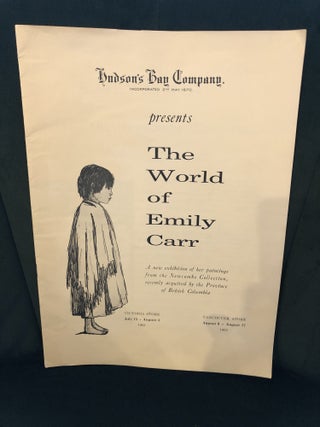 Hudson's Bay Company presents The World of Emily Carr, Exhibition Catalogue 1962