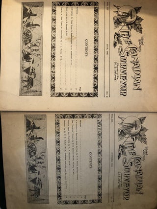 The Canadian Surveyor, Formerly the Journal of the Dominion Land Surveyors' Association, 7 Issues, 1928-1930