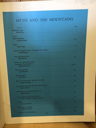 Sound Heritage, Myth and the Mountains, Volume V Number 3