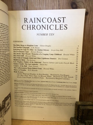 Raincoast Chronicles Ten, Stories and History of the BC Coast