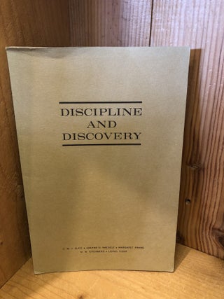 Item #507569 Discipline and Discovery, A Proposal to the Faculty of Arts of the University of...