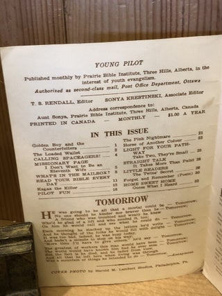 Young Pilot, November 1962