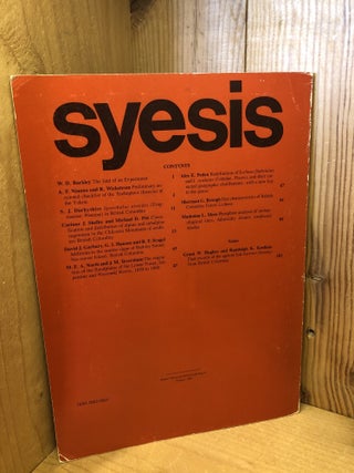 Syesis, Volume 17, 1984