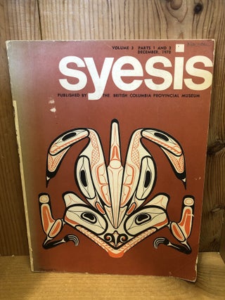 Item #507750 Syesis, Volume 3, Parts 1 and 2, December 1970. Scagel, Robert F